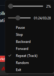 Tray Icon Menu on Windows